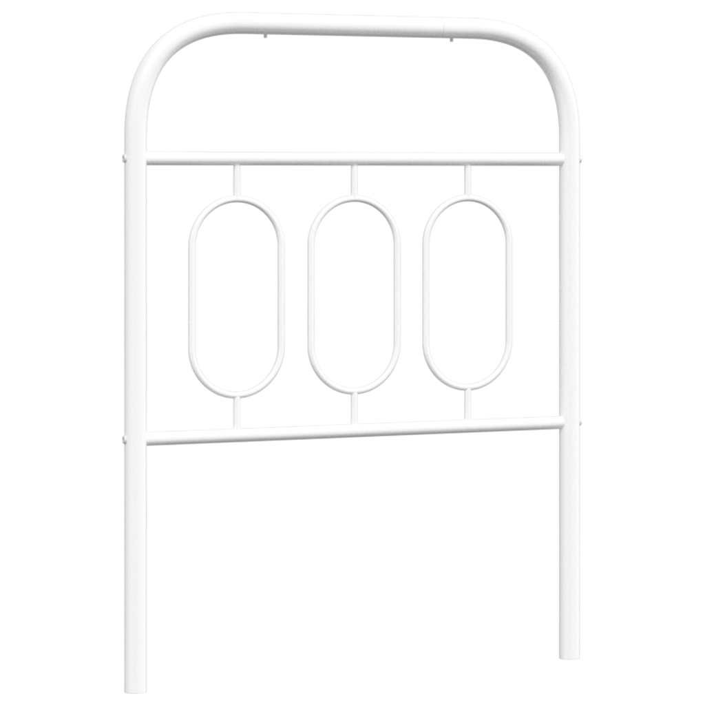 Testiera di Ricambio in Metallo Bianco 75 cm | homemem39
