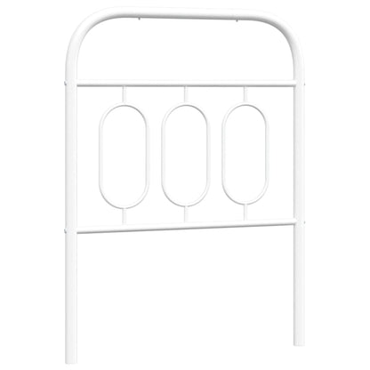 Testiera in Metallo Bianco 75 cm - homemem39