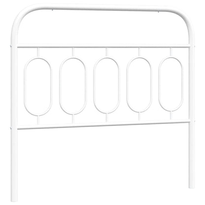 Testiera di Ricambio in Metallo Bianco 107 cm | homemem39