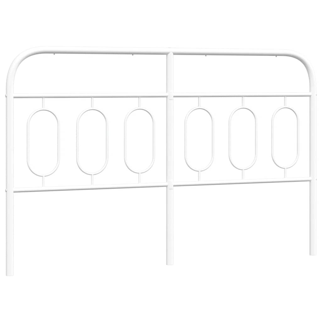 Testiera di Ricambio in Metallo Bianco 140 cm | homemem39