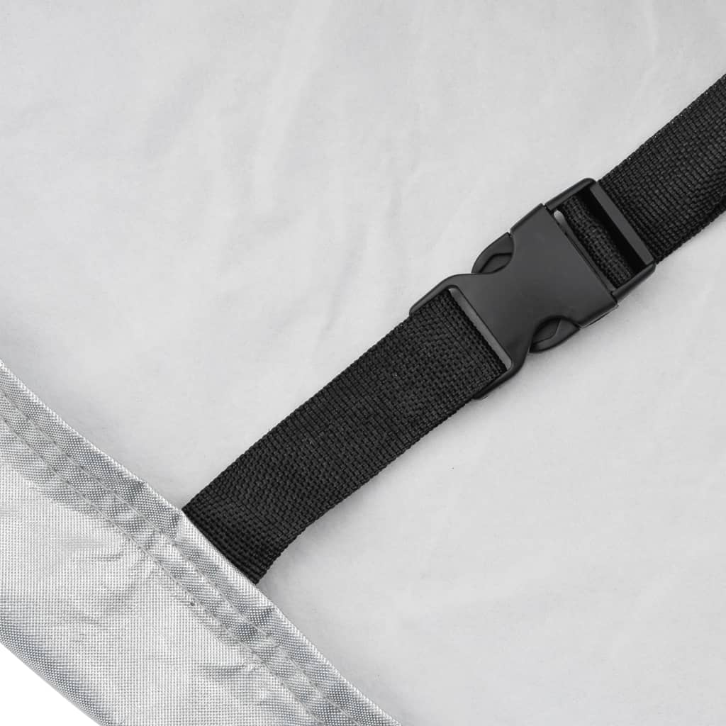 Copriauto per Fuoristrada Cinghie con Fibbia Argento XL PEVA | homemem39