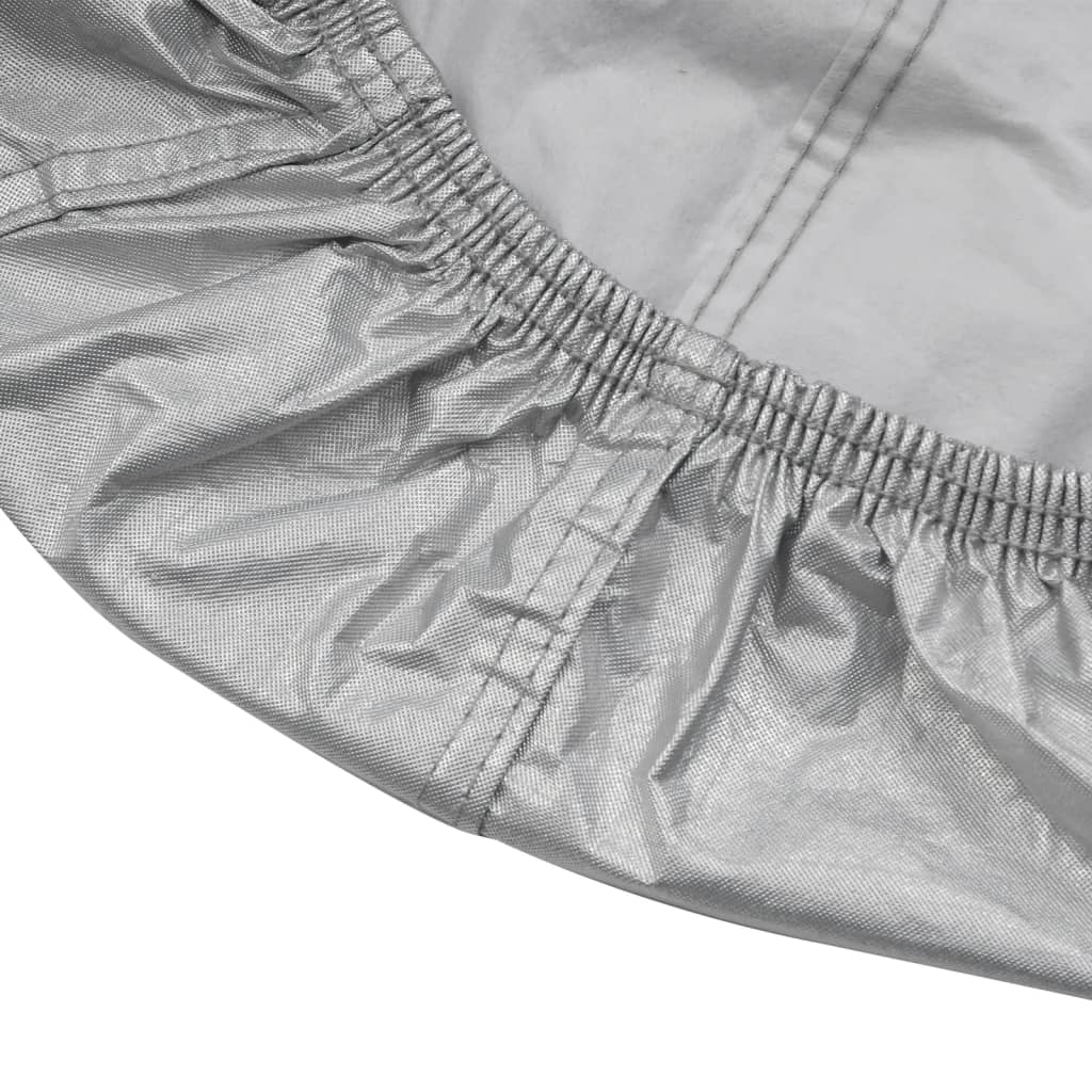 Mezza Copertura Auto con Ganci Argento XL PEVA | homemem39