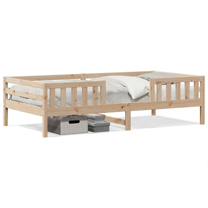 Letto senza Materasso 90x190 cm in Legno Massello di Pino - homemem39
