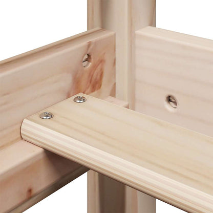 Letto senza Materasso 90x190 cm in Legno Massello di Pino | homemem39