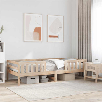 Letto senza Materasso 90x190 cm in Legno Massello di Pino | homemem39
