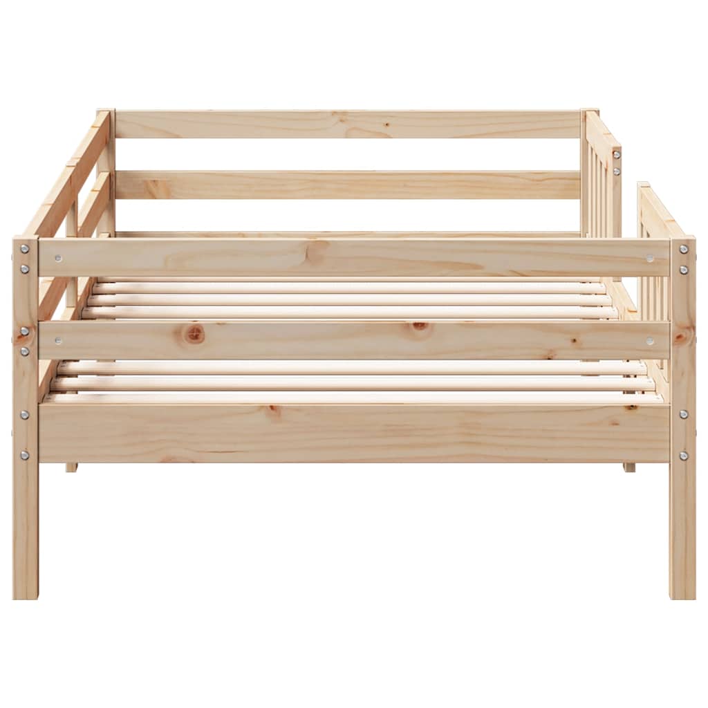 Letto senza Materasso 75x190 cm in Legno Massello Pino | homemem39