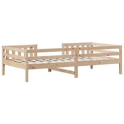 Letto senza Materasso 75x190 cm in Legno Massello Pino | homemem39