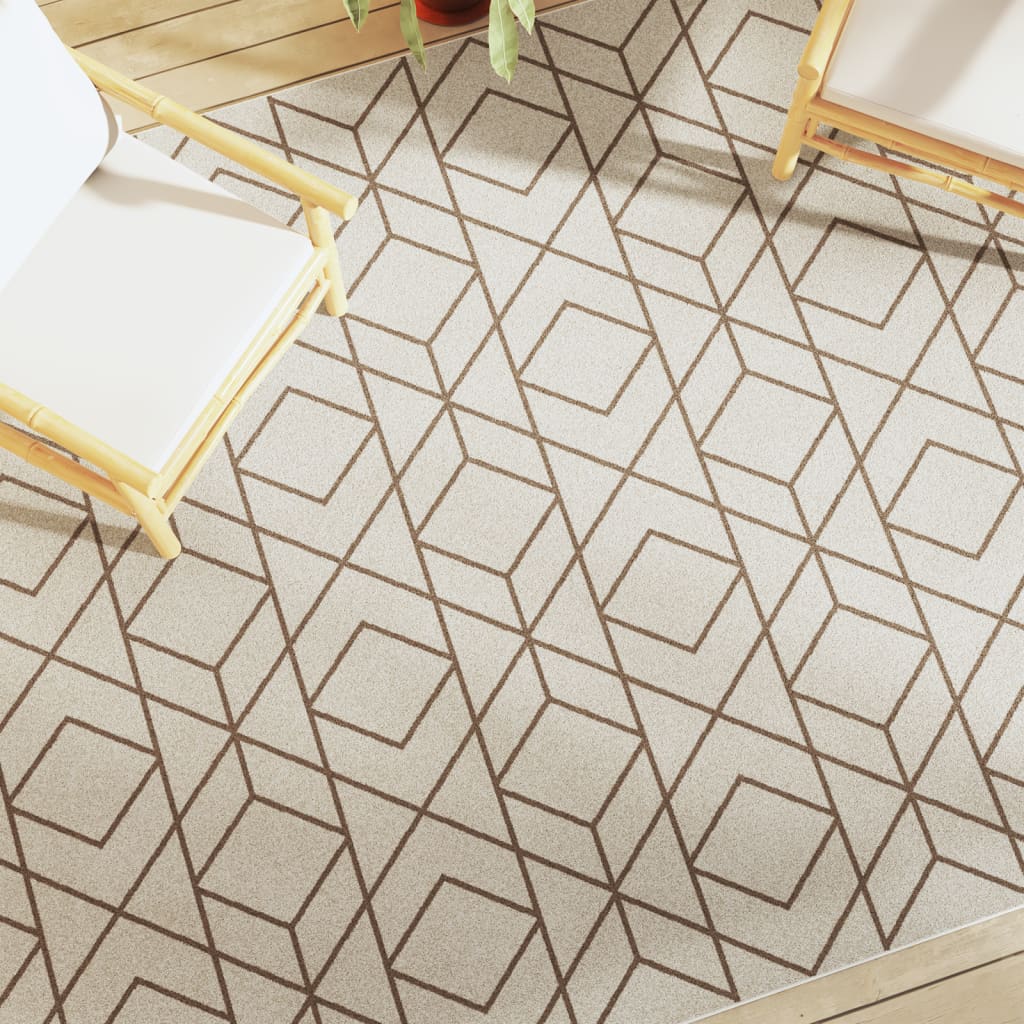 Tappeto a Pelo Corto Multicolore 190x300 cm Interni/Esterni - homemem39