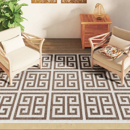 Tappeto a Pelo Corto Multicolore 160x230 cm Interni/Esterni - homemem39