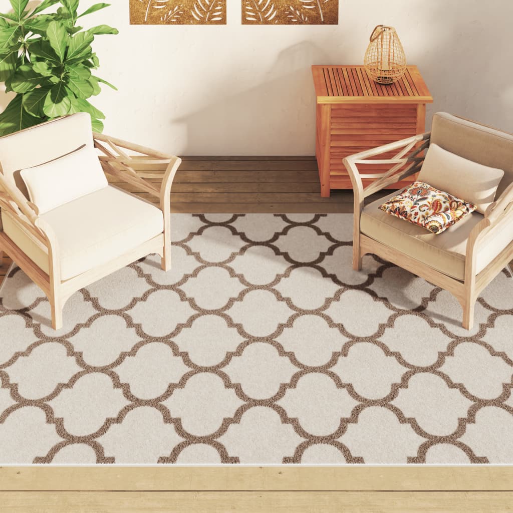 Tappeto a Pelo Corto Multicolore 190x300 cm Interni/Esterni - homemem39