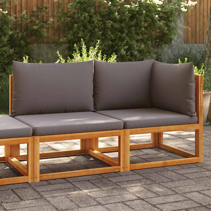 Divano da giardino con cuscini 2 posti in legno di acacia e corda | homemem39