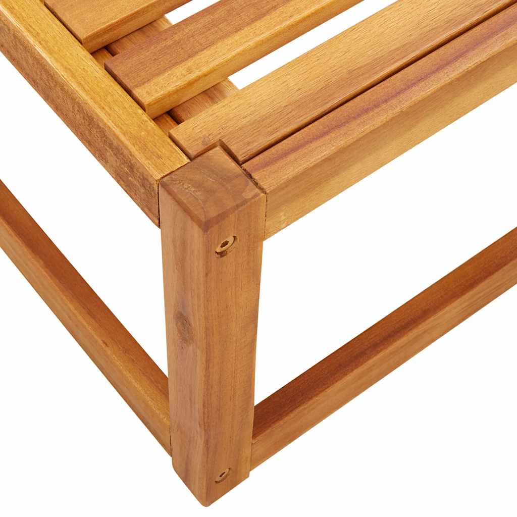 Set di divani da giardino 3 pezzi con cuscini in legno di acacia e corda | homemem39