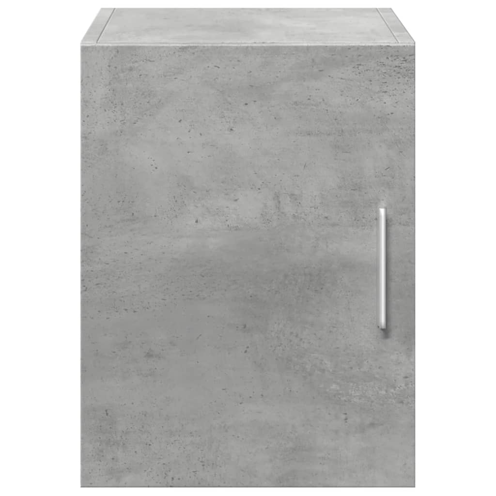 Mobile a Parete Grigio Cemento 30x42,5x40 cm Legno Multistrato