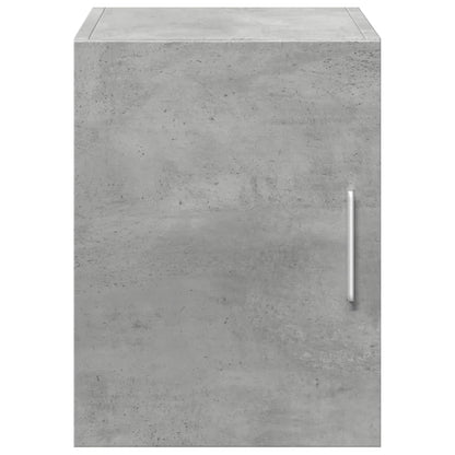 Mobile a Parete Grigio Cemento 30x42,5x40 cm Legno Multistrato