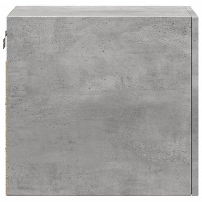 Mobile a Parete Grigio Cemento 30x42,5x40 cm Legno Multistrato