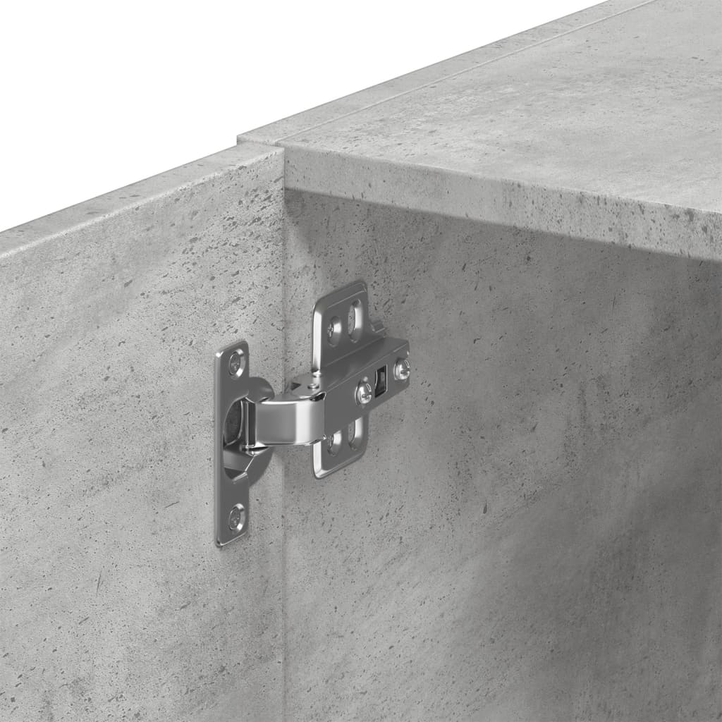 Mobile a Parete Grigio Cemento 30x42,5x40 cm Legno Multistrato - homemem39