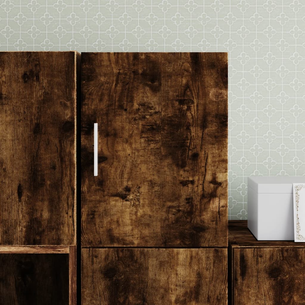 Mobile a Parete Rovere Fumo 30x42,5x40 cm in Legno Multistrato - homemem39