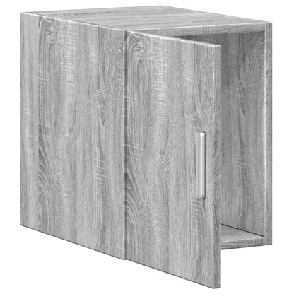 Mobile a Parete Grigio Sonoma 30x42,5x40cm in Legno Multistrato - homemem39