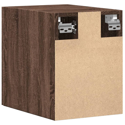 Mobile a Parete Rovere Marrone 30x42,5x40cm Legno Multistrato