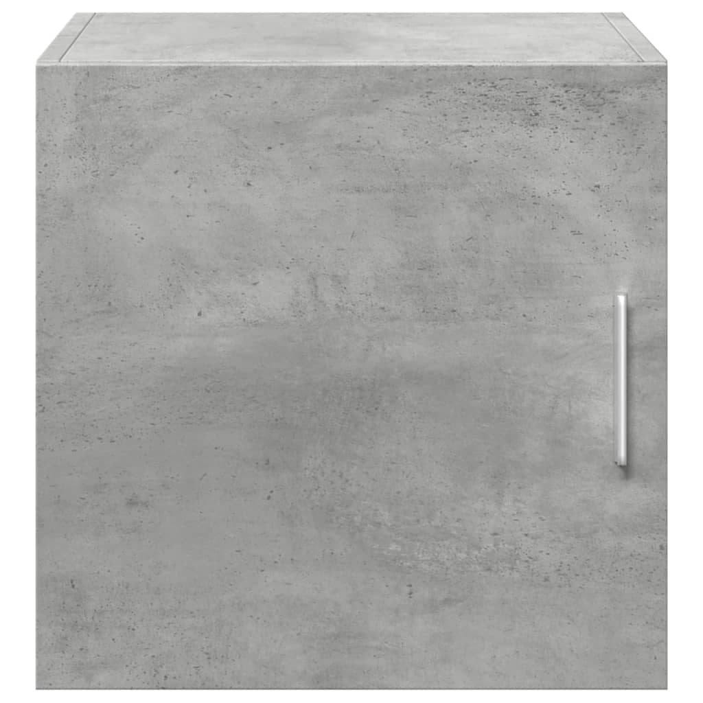 Mobile a Parete Grigio Cemento 40x42,5x40 cm Legno Multistrato