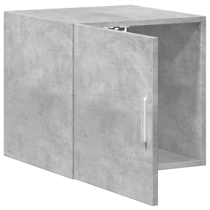 Mobile a Parete Grigio Cemento 40x42,5x40 cm Legno Multistrato