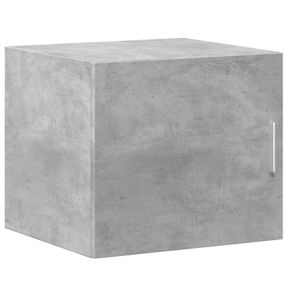 Mobile a Parete Grigio Cemento 45x42,5x40 cm Legno Multistrato