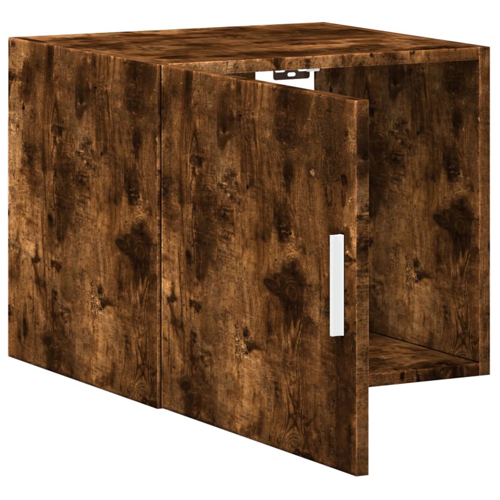 Mobile a Parete Rovere Fumo 45x42,5x40 cm in Legno Multistrato