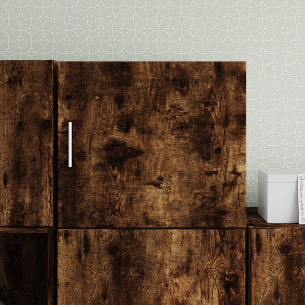 Mobile a Parete Rovere Fumo 45x42,5x40 cm in Legno Multistrato - homemem39