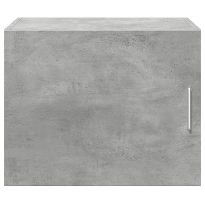 Mobile a Parete Grigio Cemento 50x42,5x40 cm Legno Multistrato