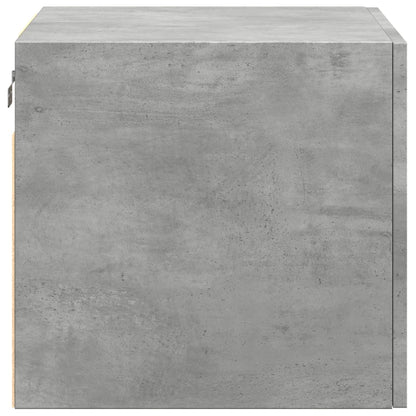 Mobile a Parete Grigio Cemento 50x42,5x40 cm Legno Multistrato