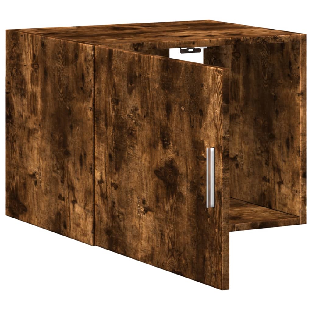 Mobile a Parete Rovere Fumo 50x42,5x40 cm in Legno Multistrato