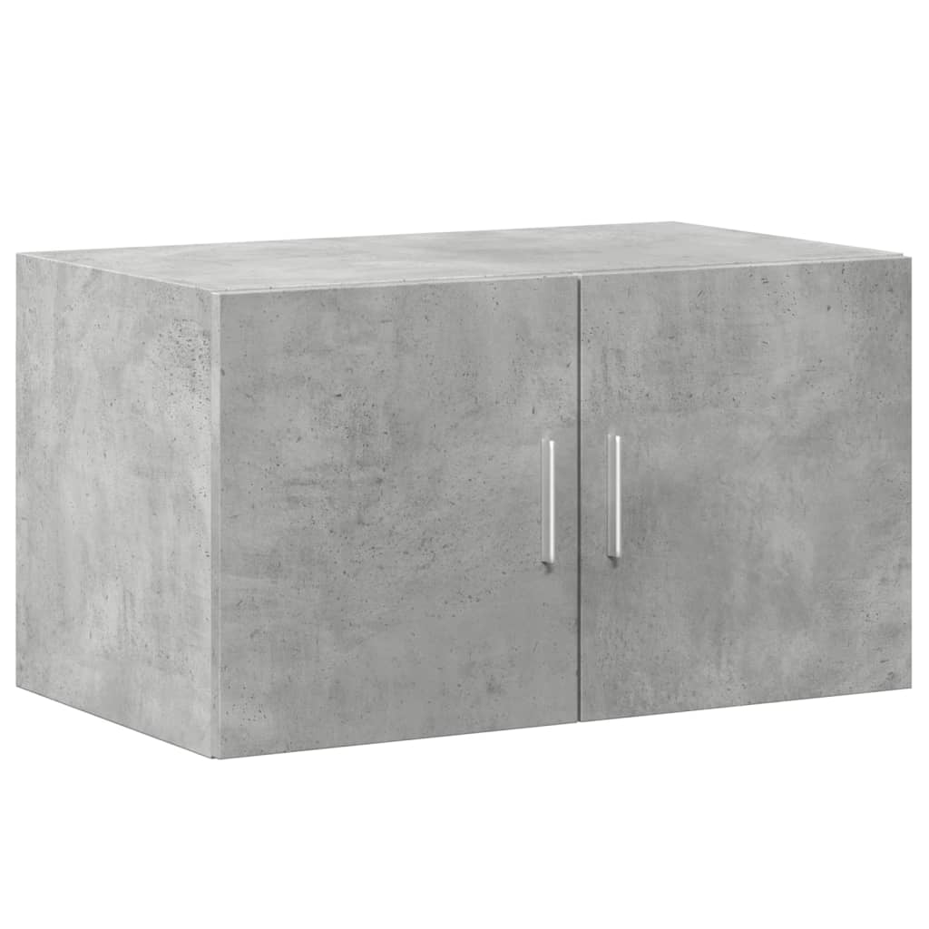 Mobile a Parete Grigio Cemento 70x42,5x40 cm Legno Multistrato