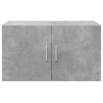 Mobile a Parete Grigio Cemento 70x42,5x40 cm Legno Multistrato