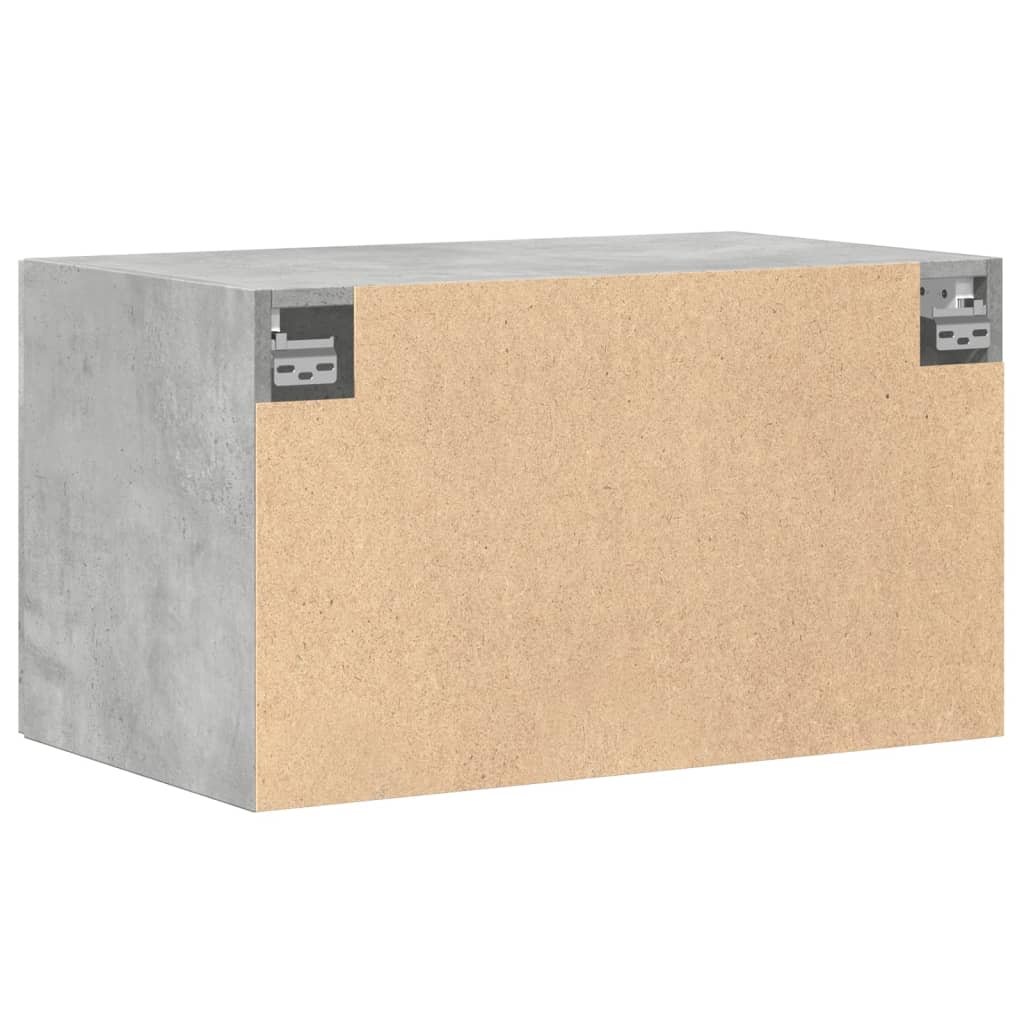 Mobile a Parete Grigio Cemento 70x42,5x40 cm Legno Multistrato - homemem39