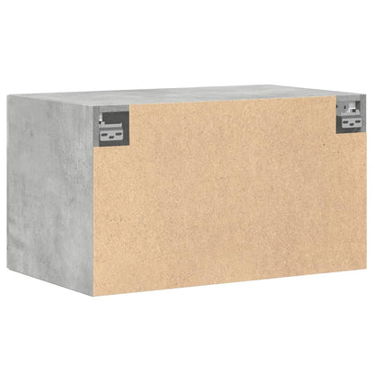 Mobile a Parete Grigio Cemento 70x42,5x40 cm Legno Multistrato - homemem39