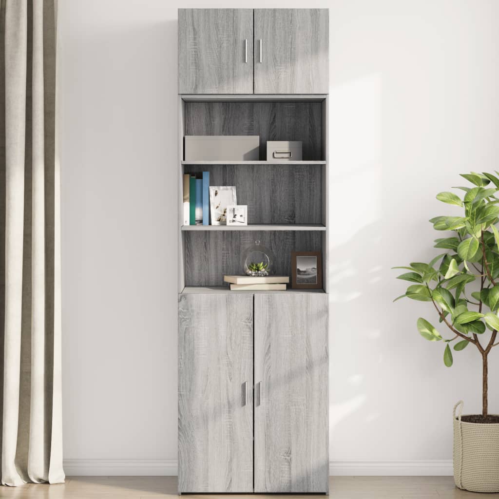 Mobile a Parete Grigio Sonoma 70x42,5x40cm in Legno Multistrato