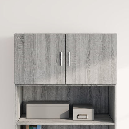 Mobile a Parete Grigio Sonoma 80x42,5x40cm in Legno Multistrato