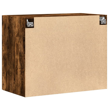 Mobile a Parete Rovere Fumo 80x42,5x64 cm in Legno Multistrato - homemem39