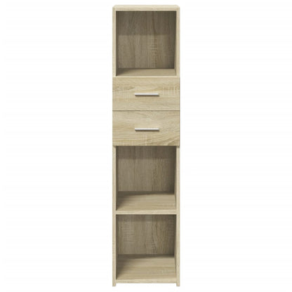 Credenza Rovere Sonoma 30x42,5x124 cm in Legno Multistrato