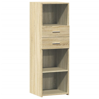 Credenza Rovere Sonoma 40x42,5x124 cm in Legno Multistrato