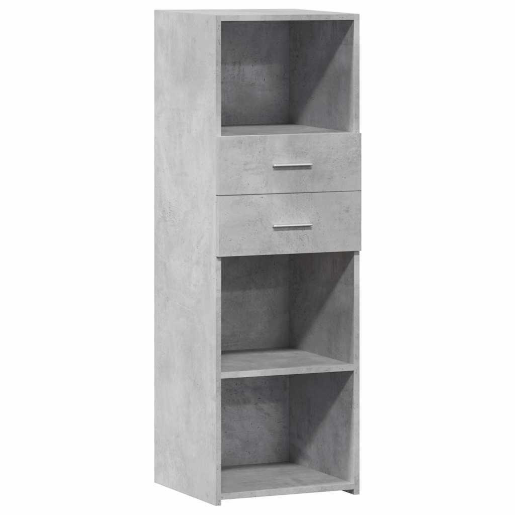 Credenza Grigio Cemento 40x42,5x124 cm in Legno Multistrato - homemem39