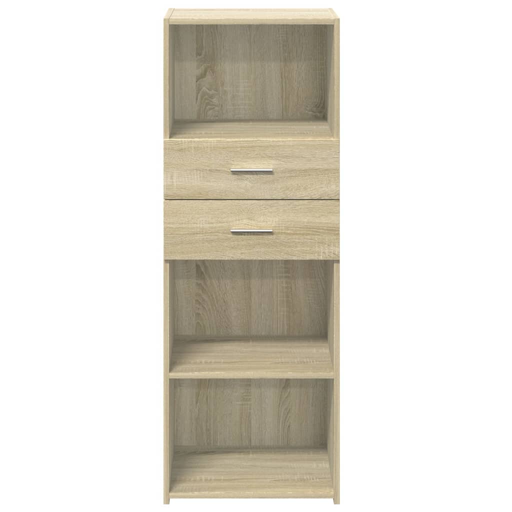 Credenza Rovere Sonoma 45x42,5x124 cm in Legno Multistrato