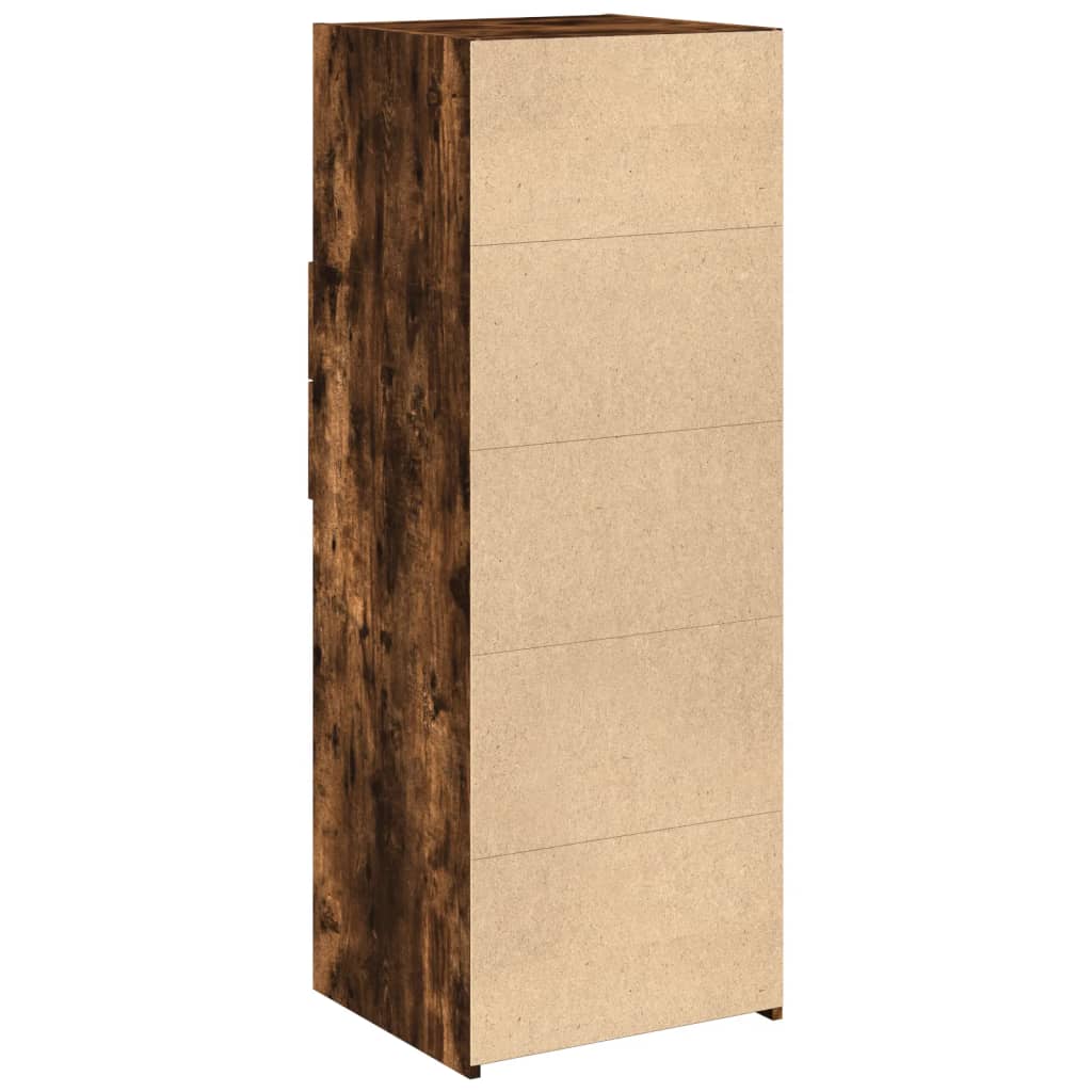 Credenza Rovere Fumo 45x42,5x124 cm in Legno Multistrato