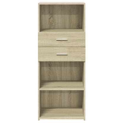 Credenza Rovere Sonoma 50x42,5x124 cm in Legno Multistrato