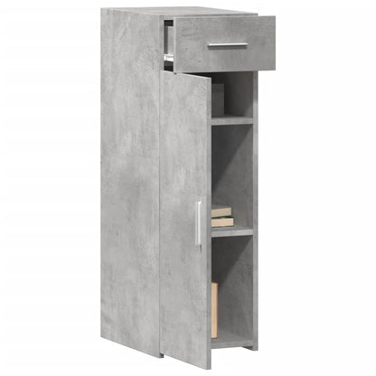 Credenza Grigio Cemento 30x42,5x93 cm in Legno Multistrato