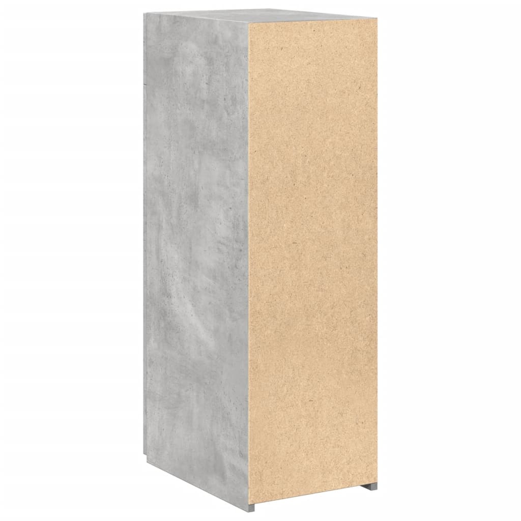 Credenza Grigio Cemento 30x42,5x93 cm in Legno Multistrato