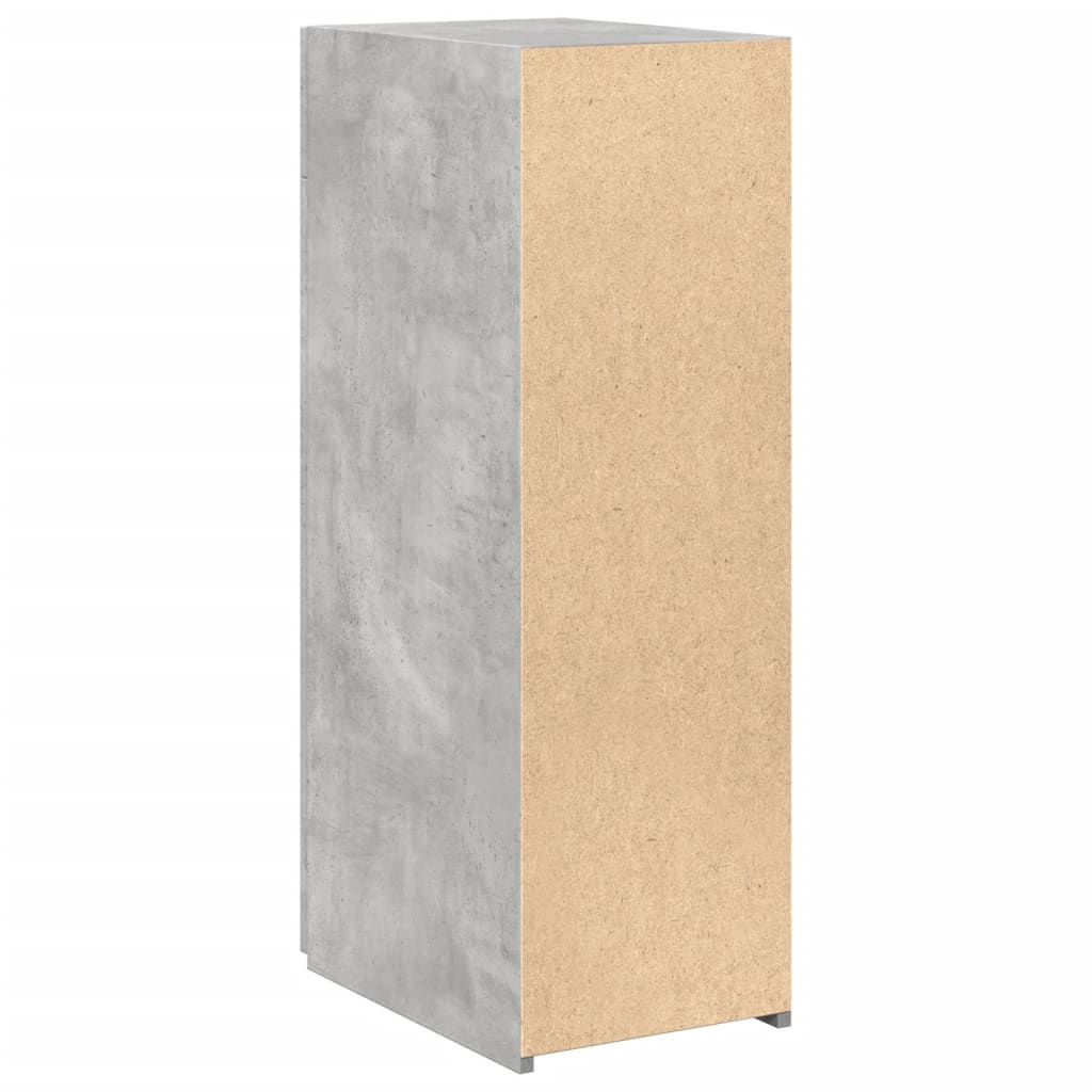 Credenza Grigio Cemento 30x42,5x93 cm in Legno Multistrato - homemem39