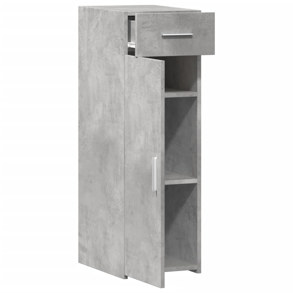 Credenza Grigio Cemento 30x42,5x93 cm in Legno Multistrato