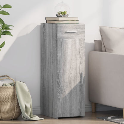 Credenza Grigio Sonoma 30x42,5x93 cm in Legno Multistrato - homemem39