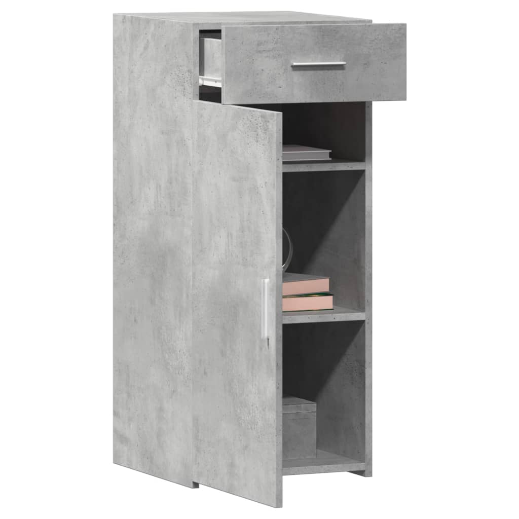 Credenza Grigio Cemento 40x42,5x93 cm in Legno Multistrato